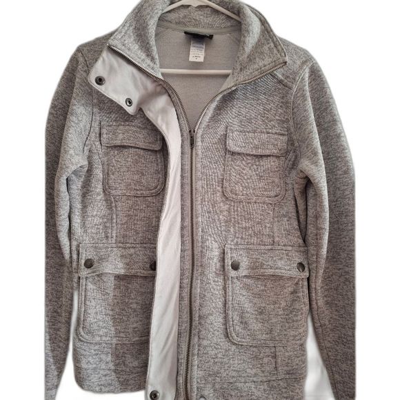 Patagonia Better Jacket Womens Size M Sweater Knit Fleece Gray - Picture 2 of 5